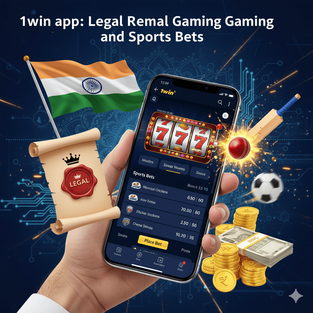 1win app: Legal Real Money Gaming and Sports Bets